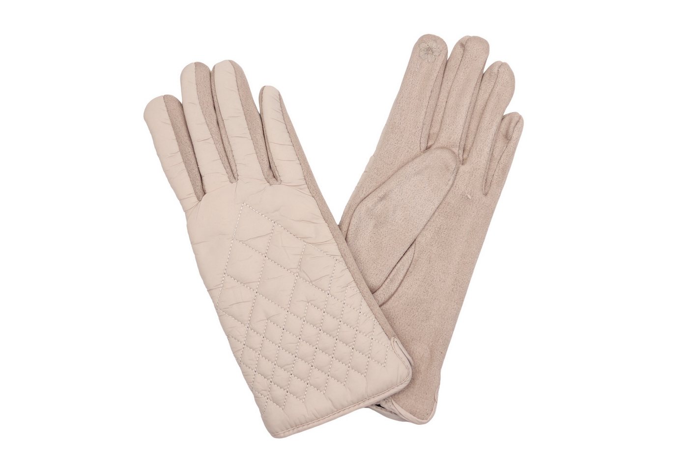 MIRROSI Fleecehandschuhe Stepp Handschuhe gefüttert Warm OneSize warm ideal für Herbst oder Winter von MIRROSI