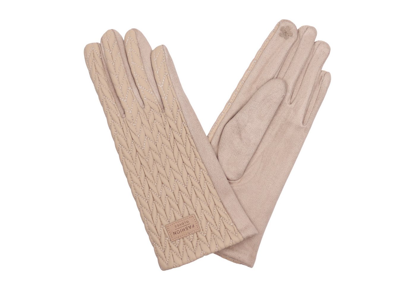 MIRROSI Fleecehandschuhe Stepp Handschuhe gefüttert Warm OneSize warm ideal für Herbst oder Winter von MIRROSI