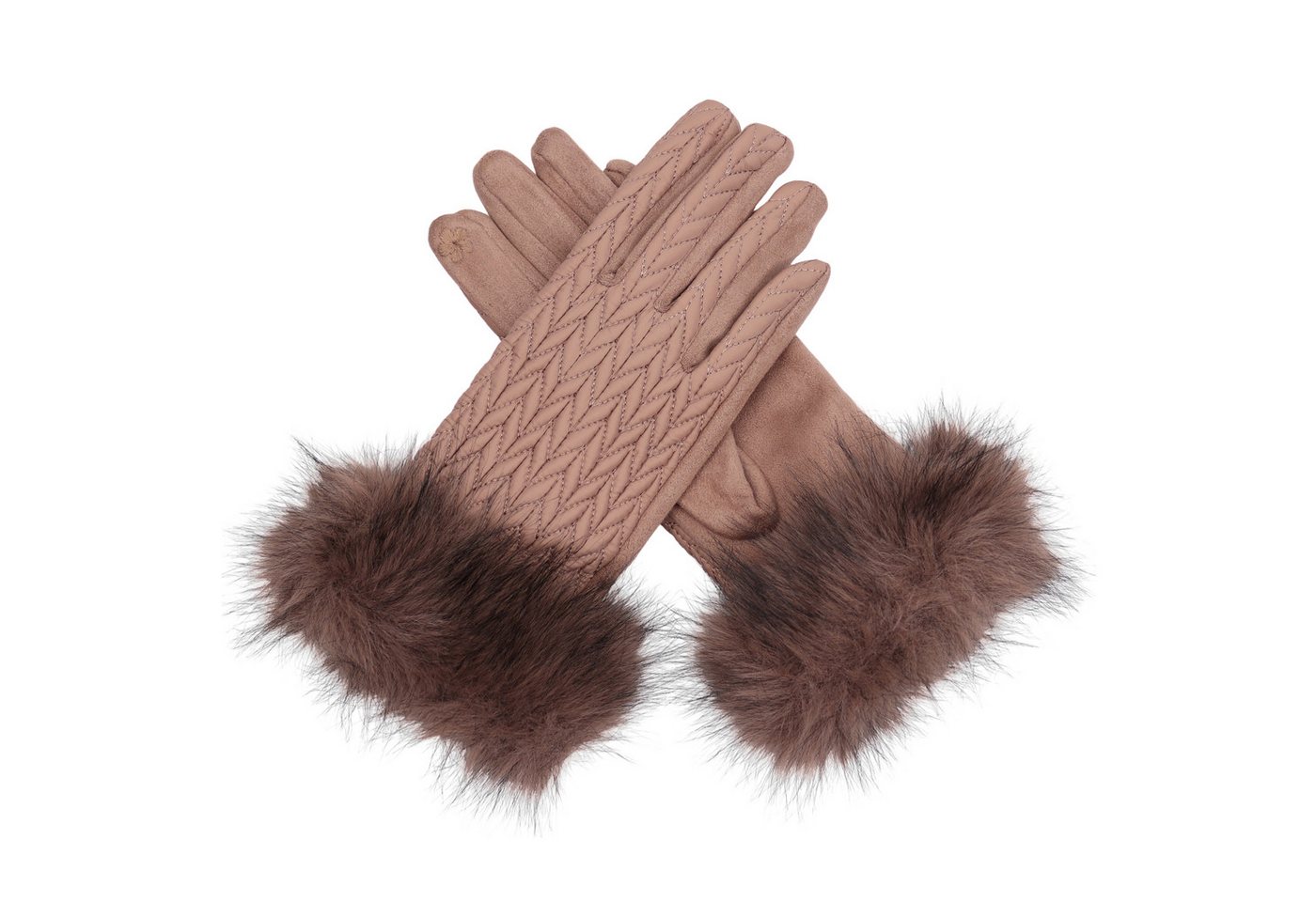 MIRROSI Fleecehandschuhe Stepp Handschuhe gefüttert Warm OneSize warm ideal für Herbst oder Winter von MIRROSI