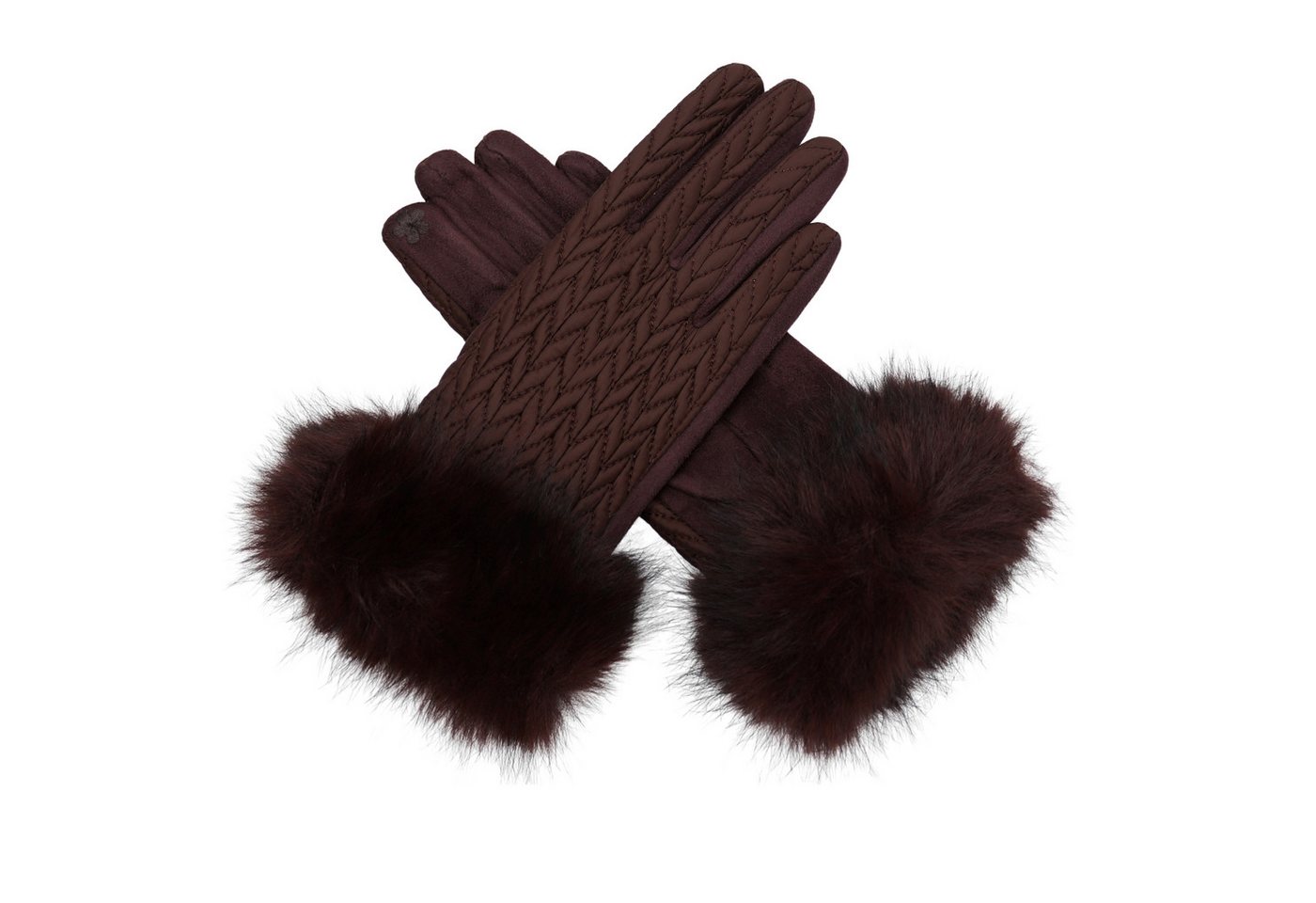 MIRROSI Fleecehandschuhe Stepp Handschuhe gefüttert Warm OneSize warm ideal für Herbst oder Winter von MIRROSI