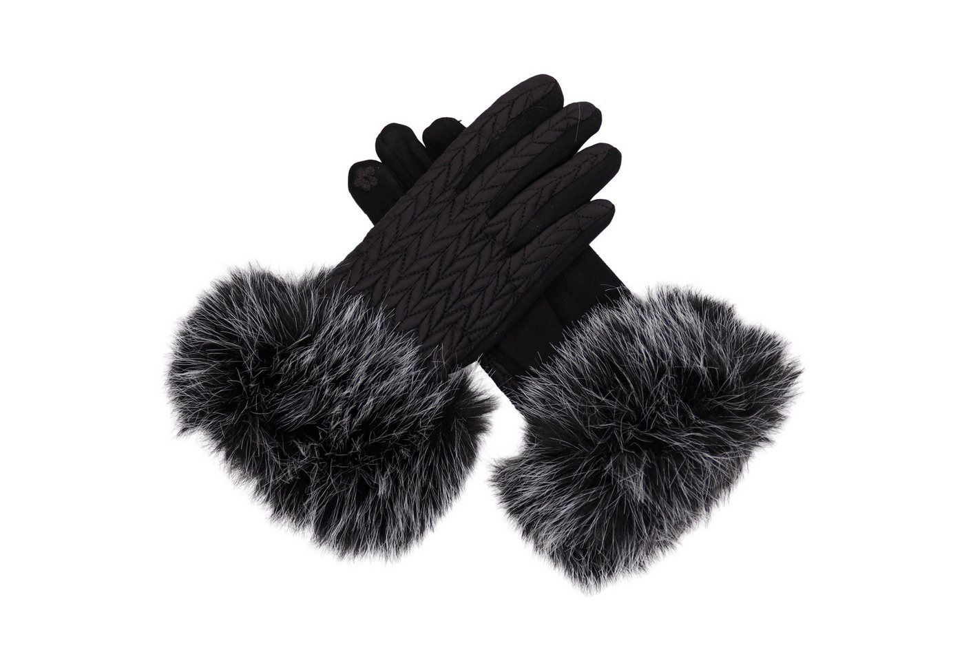 MIRROSI Fleecehandschuhe Stepp Handschuhe gefüttert Warm OneSize warm ideal für Herbst oder Winter von MIRROSI