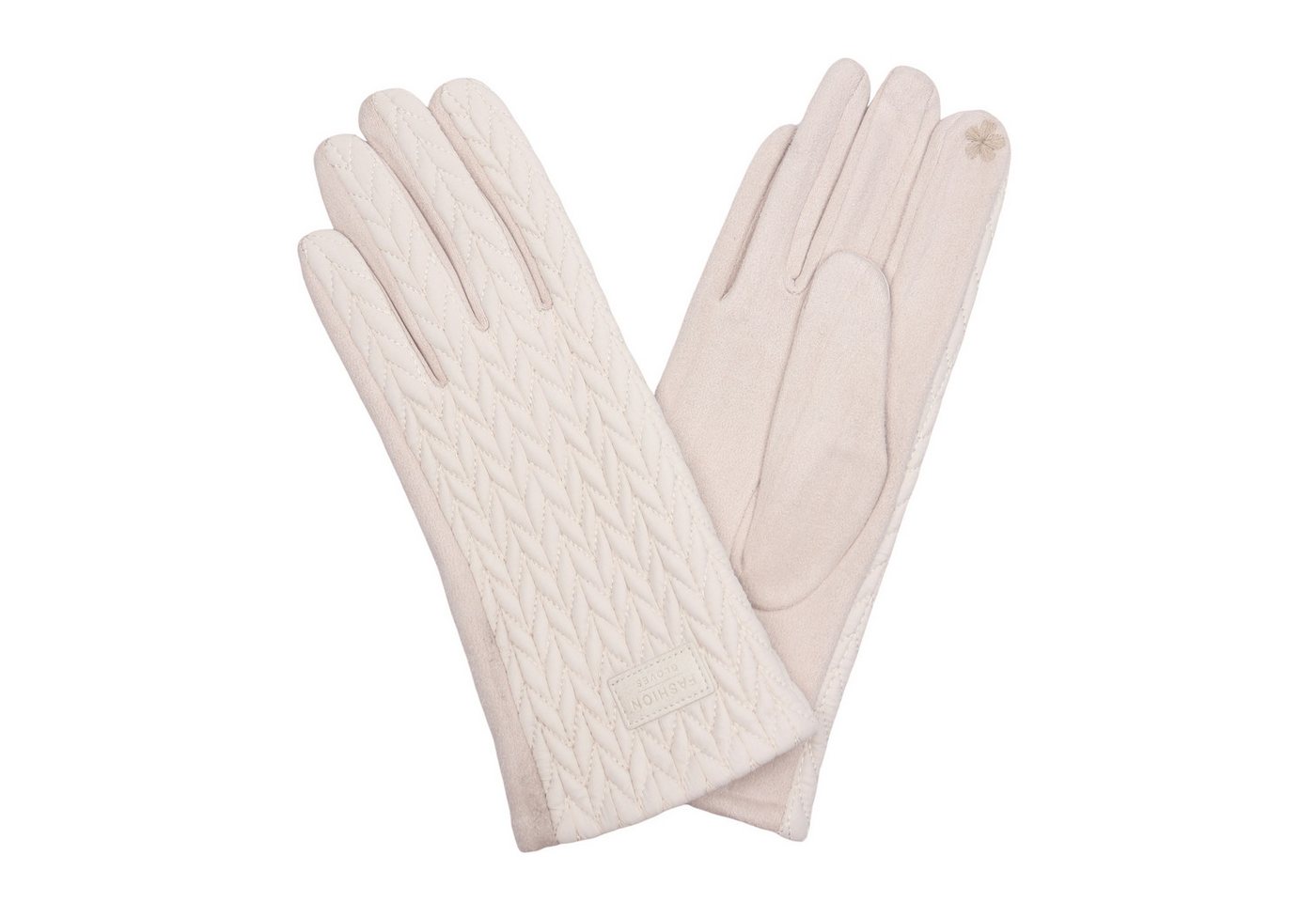 MIRROSI Fleecehandschuhe Stepp Handschuhe gefüttert Warm OneSize warm ideal für Herbst oder Winter von MIRROSI