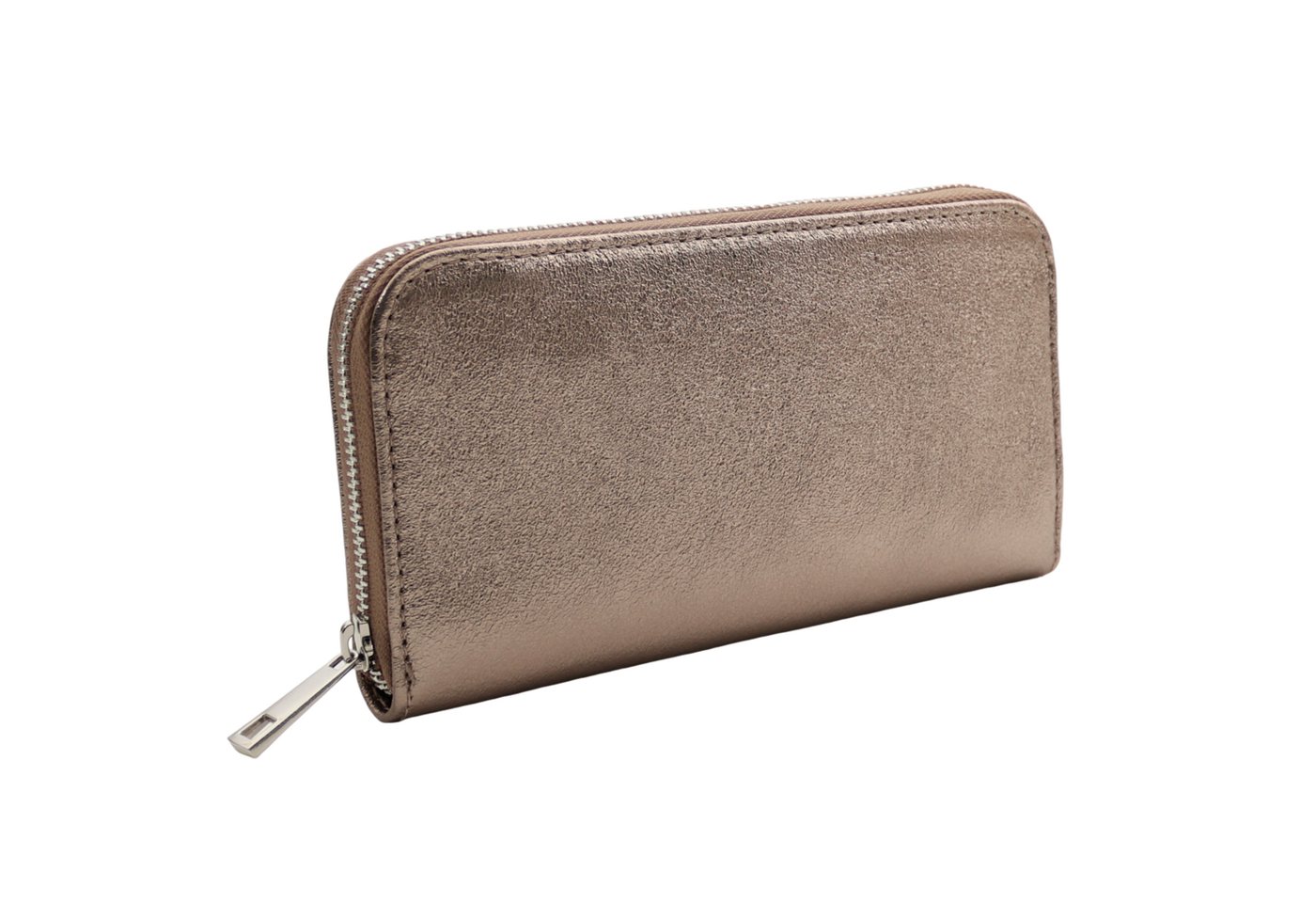 MIRROSI Geldbörse Damen Portemonnaie Echtleder MADE IN ITALY (19,5x10,5x2,5cm (BXHXT), mit 8 Kartenfächern, 2 Scheinfächer, 1x Münzenfach mit Reißverschluss von MIRROSI
