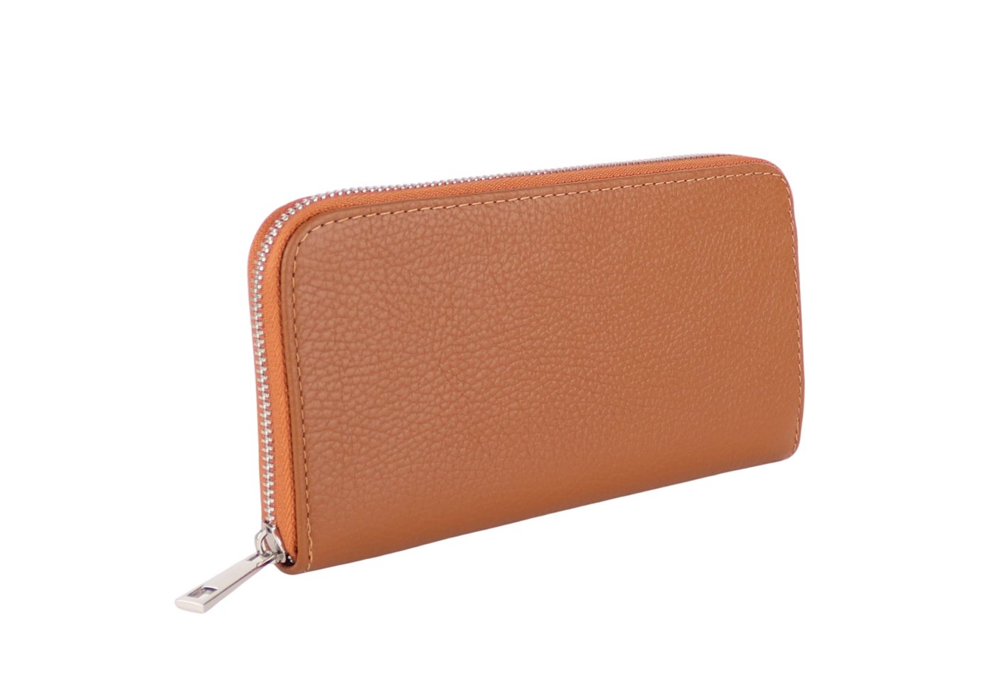 MIRROSI Geldbörse Damen Portemonnaie Echtleder MADE IN ITALY (19,5x10,5x2,5cm (BXHXT), mit 8 Kartenfächern, 2 Scheinfächer, 1x Münzenfach mit Reißverschluss von MIRROSI