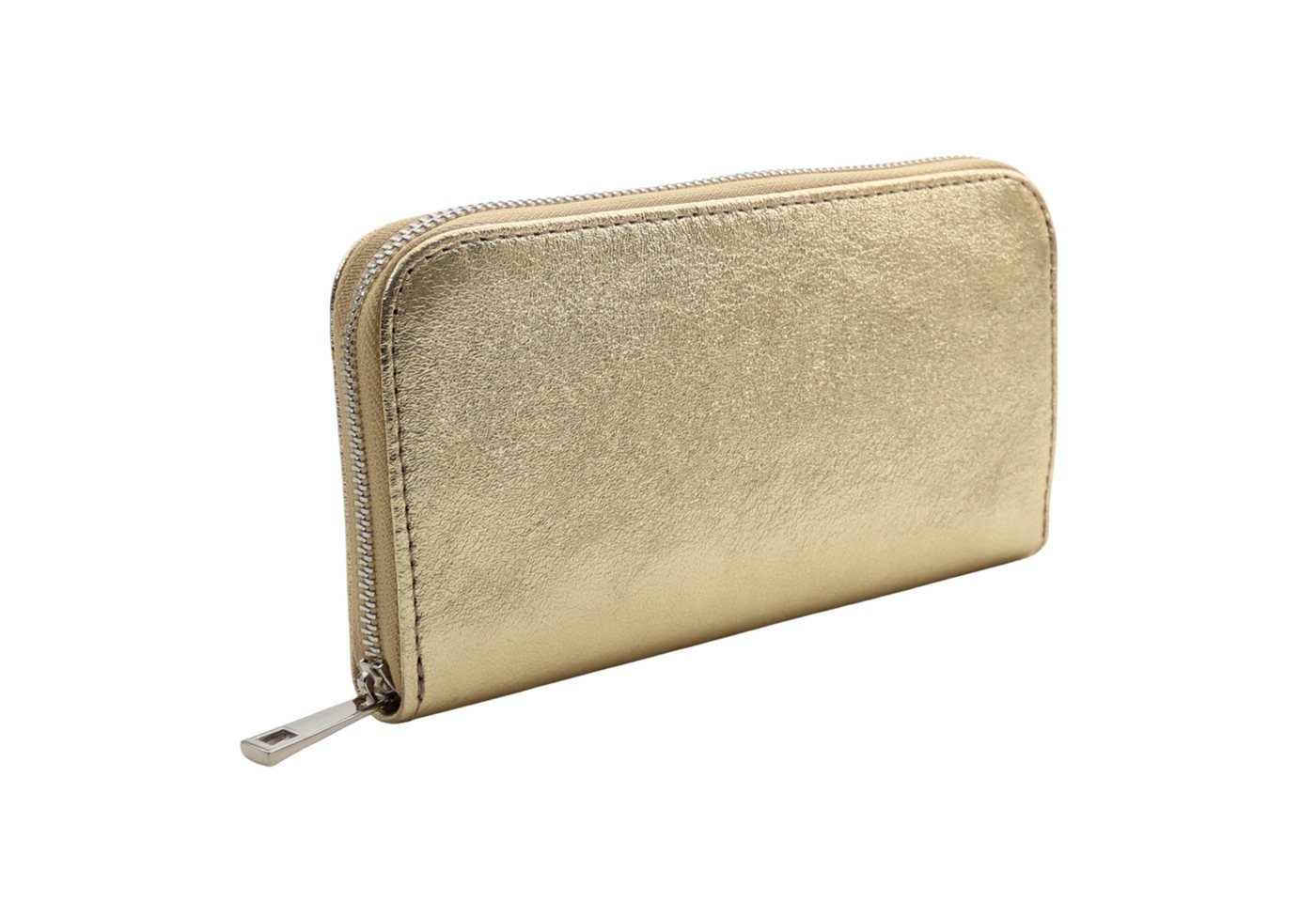 MIRROSI Geldbörse Damen Portemonnaie Echtleder MADE IN ITALY (19,5x10,5x2,5cm (BXHXT), mit 8 Kartenfächern, 2 Scheinfächer, 1x Münzenfach mit Reißverschluss von MIRROSI