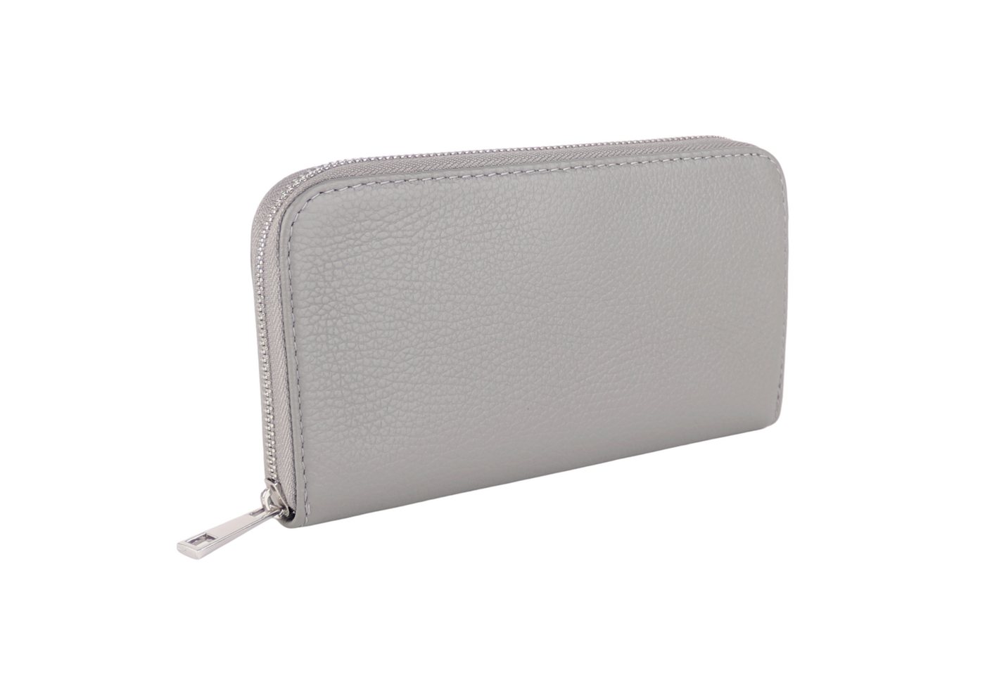 MIRROSI Geldbörse Damen Portemonnaie Echtleder MADE IN ITALY (19,5x10,5x2,5cm (BXHXT), mit 8 Kartenfächern, 2 Scheinfächer, 1x Münzenfach mit Reißverschluss von MIRROSI