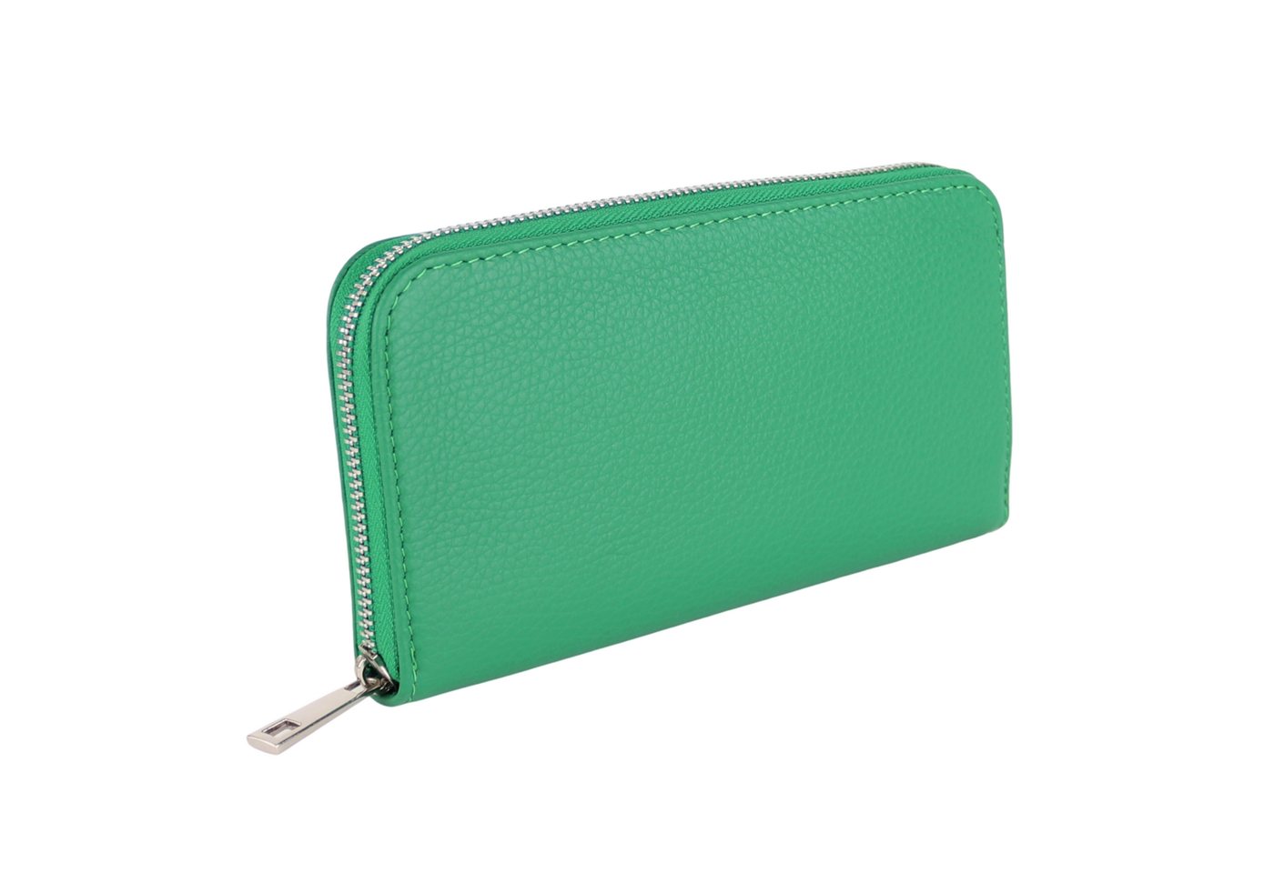 MIRROSI Geldbörse Damen Portemonnaie Echtleder MADE IN ITALY (19,5x10,5x2,5cm (BXHXT), mit 8 Kartenfächern, 2 Scheinfächer, 1x Münzenfach mit Reißverschluss von MIRROSI