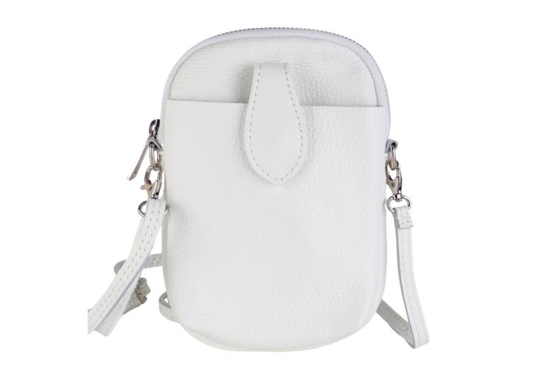 MIRROSI Handytasche Damen Kleine Umhängetasche aus Echtleder Made in Itlay (ca. 14x21x3cm), Mini Handytasche zum Umhängen, Handy Tasche von MIRROSI