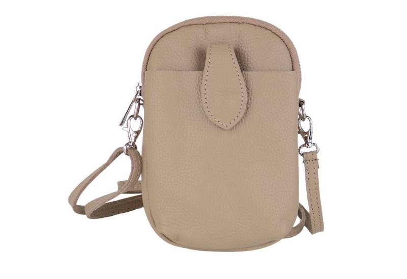 MIRROSI Handytasche Damen Kleine Umhängetasche aus Echtleder Made in Itlay (ca. 14x21x3cm), Mini Handytasche zum Umhängen, Handy Tasche von MIRROSI