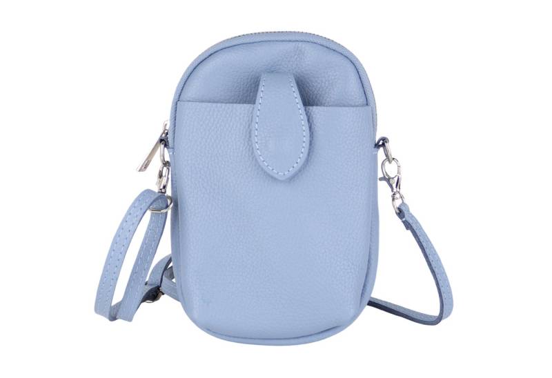 MIRROSI Handytasche Damen Kleine Umhängetasche aus Echtleder Made in Itlay (ca. 14x21x3cm), Mini Handytasche zum Umhängen, Handy Tasche von MIRROSI