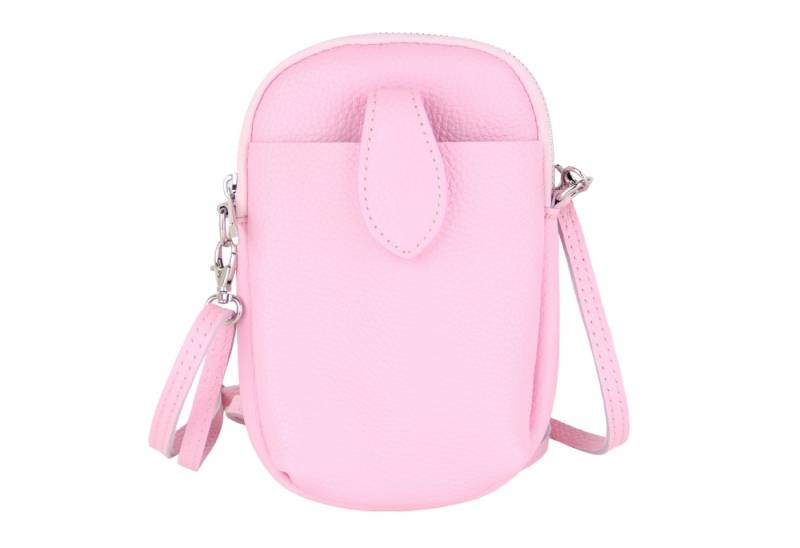 MIRROSI Handytasche Damen Kleine Umhängetasche aus Echtleder Made in Itlay (ca. 14x21x3cm), Mini Handytasche zum Umhängen, Handy Tasche von MIRROSI