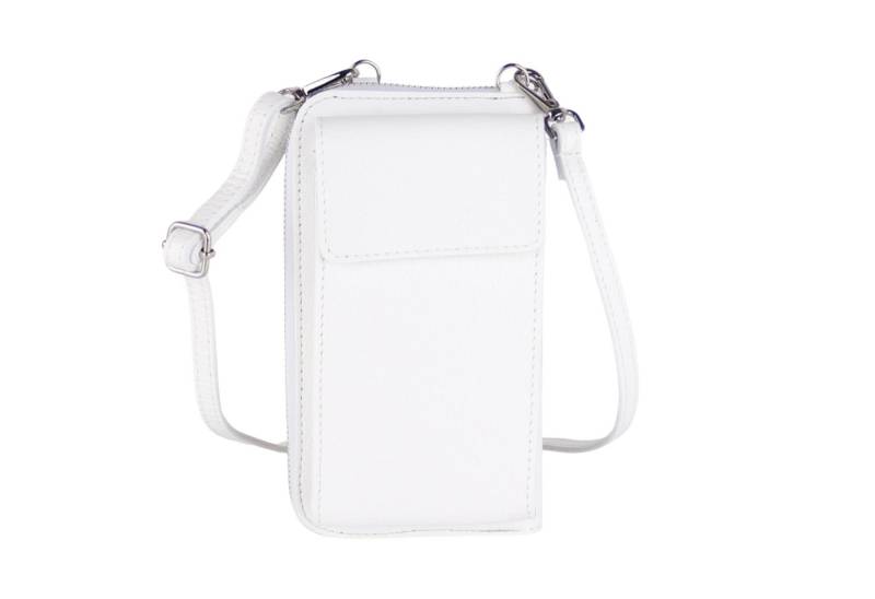 MIRROSI Handytasche Damen Kleine Umhängetasche aus Echtleder Made in Itlay (13x20x3cm BXHXT), Mini Handytasche zum Umhängen,Handy Tasche von MIRROSI