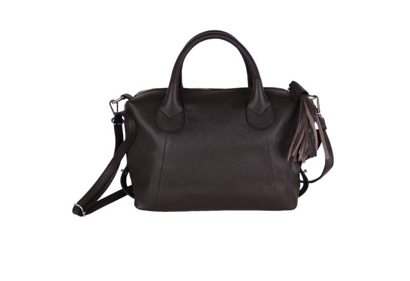 MIRROSI Henkeltasche Damen Crossbody Bag, Echtleder Made In Italy (Vielseitige Umwandlung), Mittelgroße Damen Tasche 28x18x12cm von MIRROSI