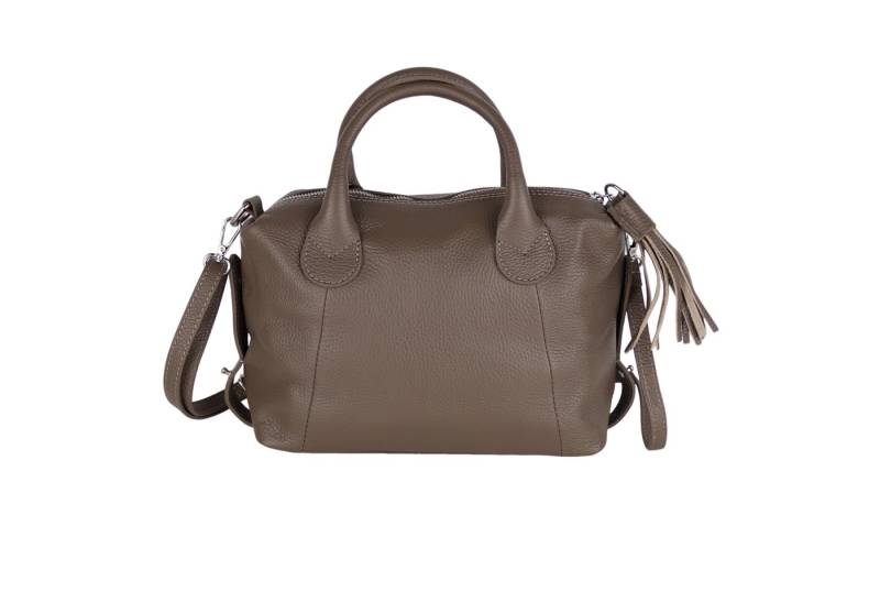 MIRROSI Henkeltasche Damen Crossbody Bag, Echtleder Made In Italy (Vielseitige Umwandlung), Mittelgroße Damen Tasche 28x18x12cm von MIRROSI