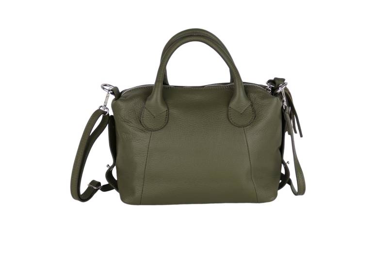 MIRROSI Henkeltasche Damen Crossbody Bag, Echtleder Made In Italy (Vielseitige Umwandlung), Mittelgroße Damen Tasche 28x18x12cm von MIRROSI