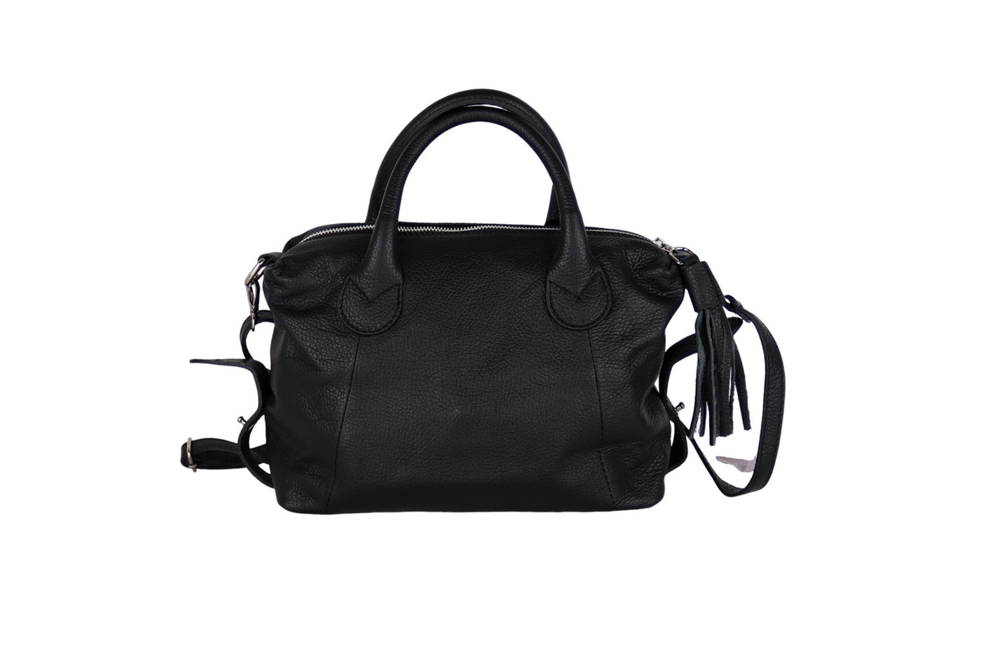 MIRROSI Henkeltasche Damen Crossbody Bag, Echtleder Made In Italy (Vielseitige Umwandlung), Mittelgroße Damen Tasche 28x18x12cm von MIRROSI