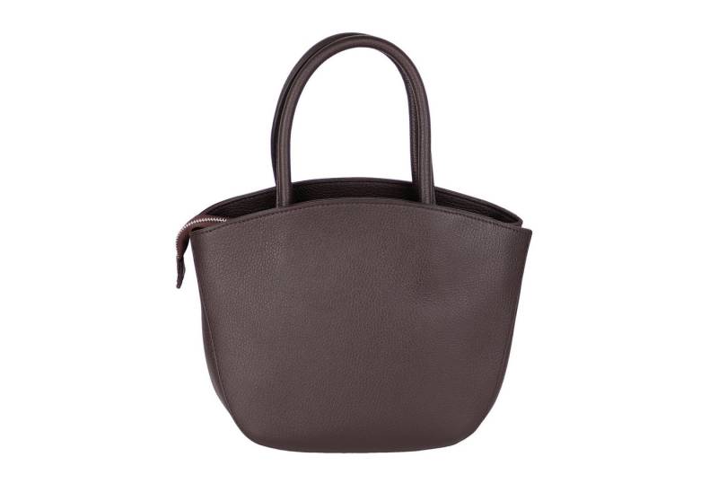 MIRROSI Henkeltasche Damen Mittelgroße Tasche aus Echtleder Schultertasche, Maße: ca.30x22x13cm von MIRROSI
