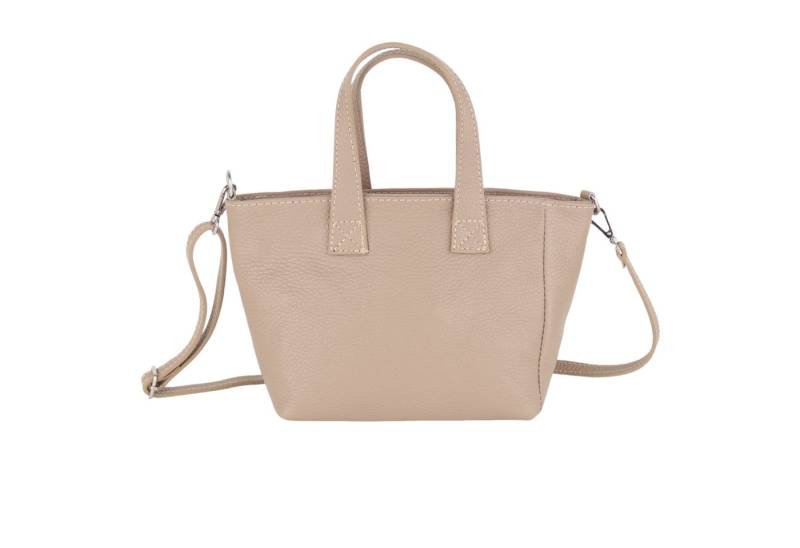 MIRROSI Henkeltasche Damen kleine Tasche aus Echtleder Schultertasche 27,5x16x10cm (27,5x16x10cm), mit passendem Schulterriemen für vielseitigen Einsatz von MIRROSI