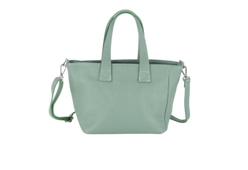MIRROSI Henkeltasche Damen kleine Tasche aus Echtleder Schultertasche 27,5x16x10cm (27,5x16x10cm), mit passendem Schulterriemen für vielseitigen Einsatz von MIRROSI