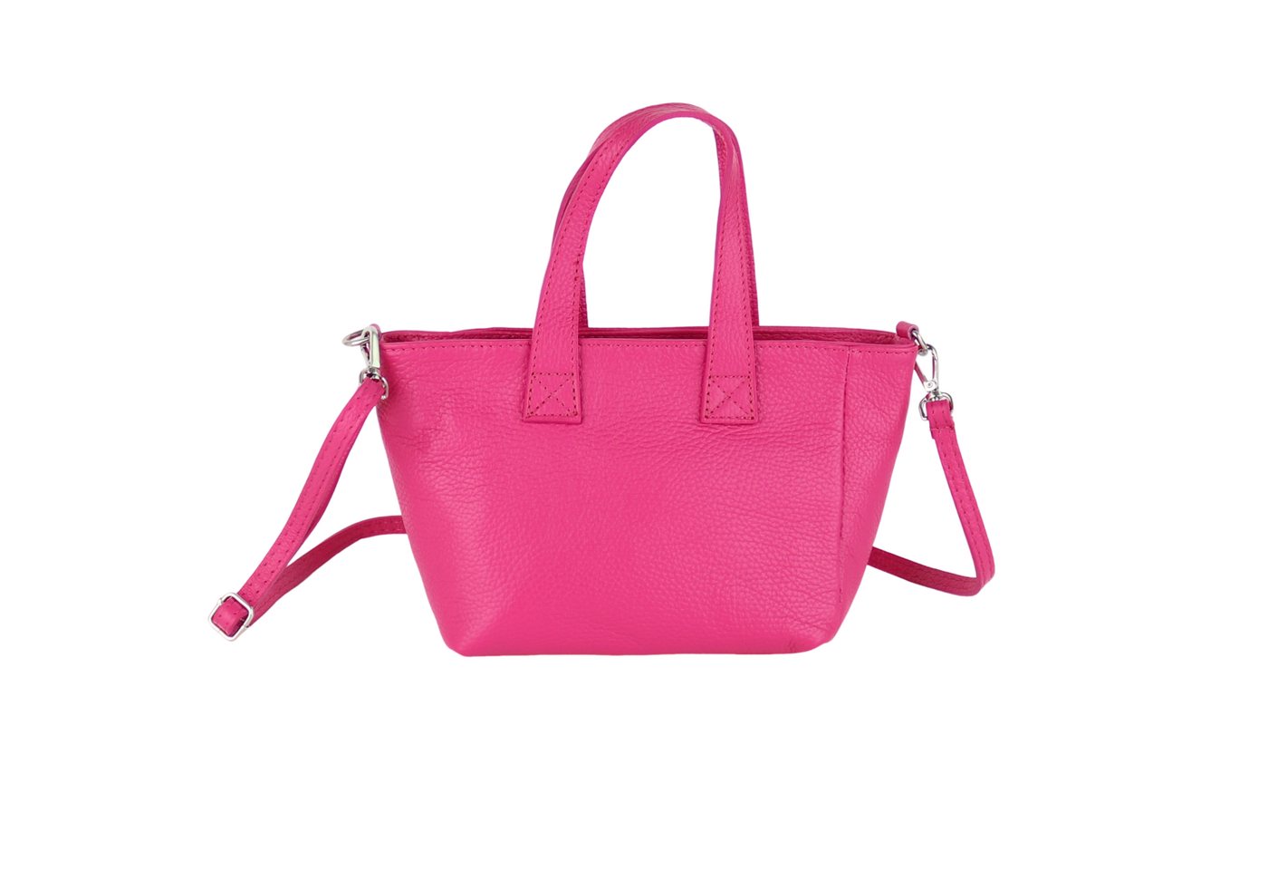 MIRROSI Henkeltasche Damen kleine Tasche aus Echtleder Schultertasche 27,5x16x10cm (27,5x16x10cm), mit passendem Schulterriemen für vielseitigen Einsatz von MIRROSI
