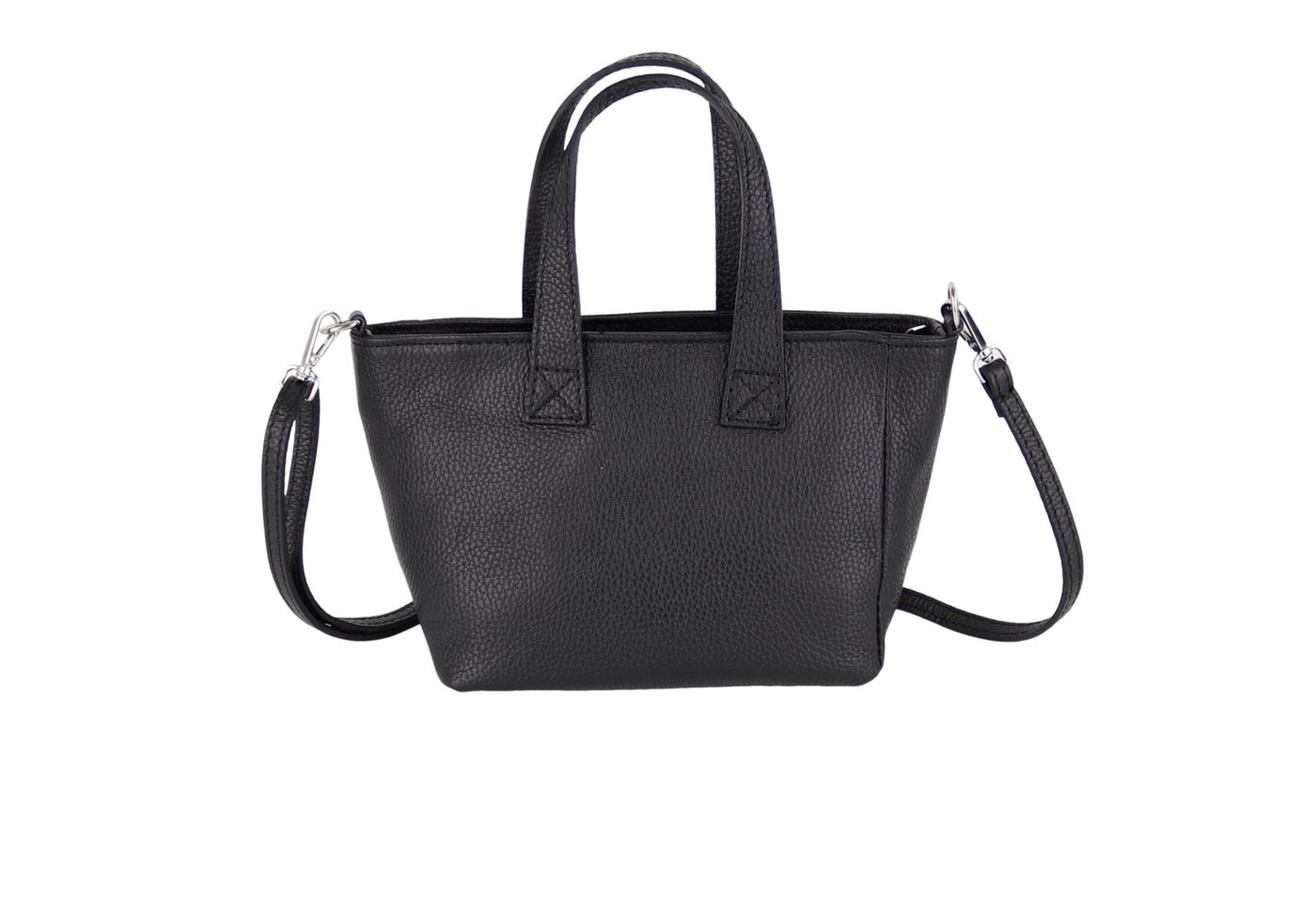 MIRROSI Henkeltasche Damen kleine Tasche aus Echtleder Schultertasche 27,5x16x10cm (27,5x16x10cm), mit passendem Schulterriemen für vielseitigen Einsatz von MIRROSI