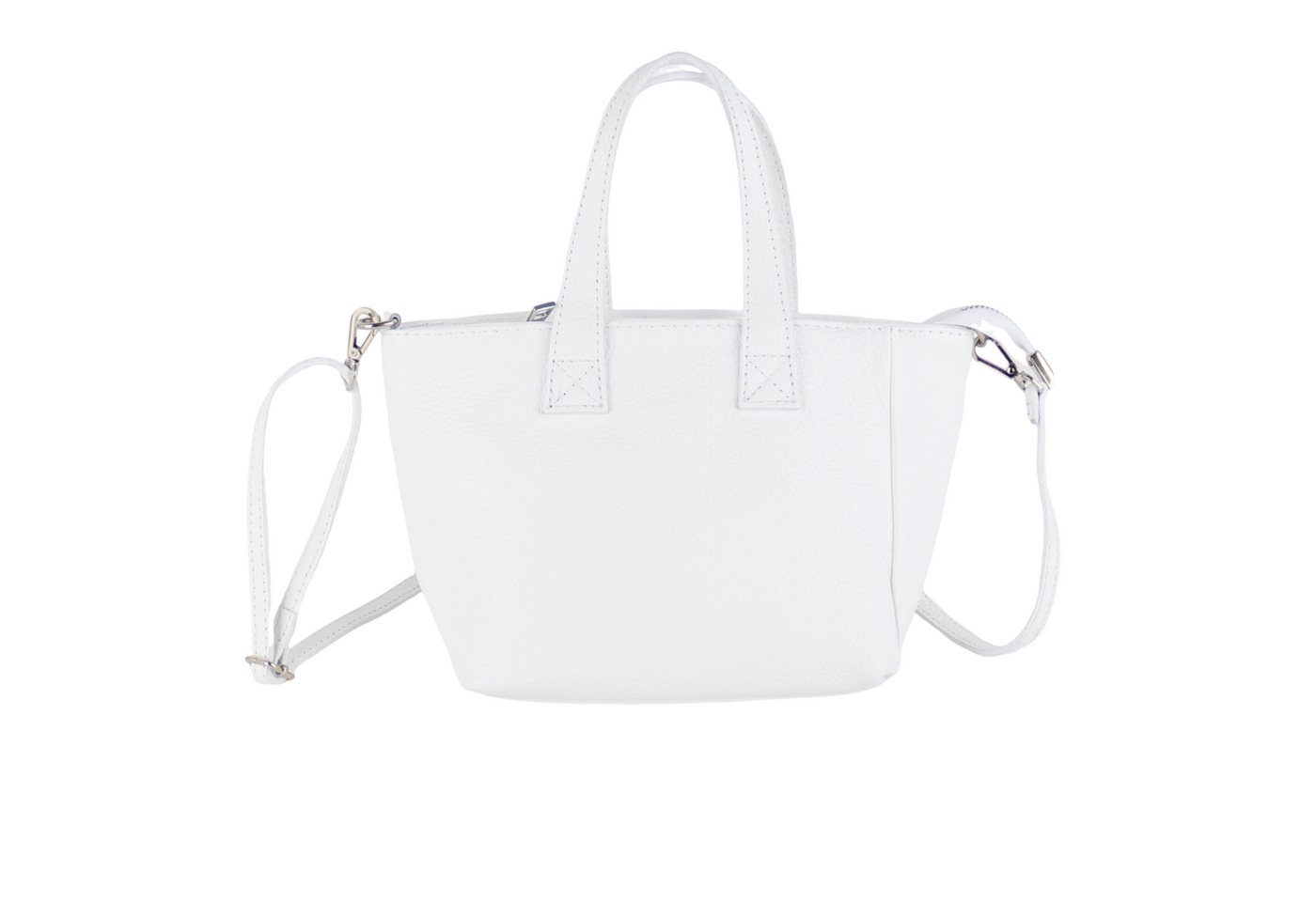 MIRROSI Henkeltasche Damen kleine Tasche aus Echtleder Schultertasche 27,5x16x10cm (27,5x16x10cm), mit passendem Schulterriemen für vielseitigen Einsatz von MIRROSI