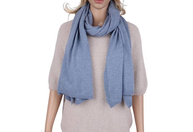 MIRROSI Kaschmirschal Damen Strickschal, Made in Italy 5% Kaschmir, Damen Langes Halstuch ideal für Herbst und Winter ca. 200x60cm von MIRROSI