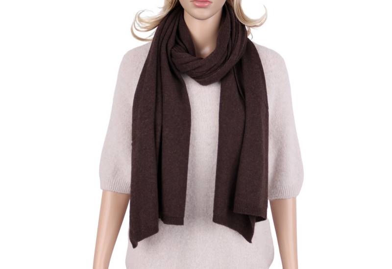 MIRROSI Kaschmirschal Damen Strickschal, Made in Italy 5% Kaschmir, Damen Langes Halstuch ideal für Herbst und Winter ca. 200x60cm von MIRROSI