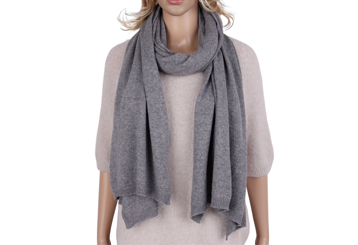 MIRROSI Kaschmirschal Damen Strickschal, Made in Italy 5% Kaschmir, Damen Langes Halstuch ideal für Herbst und Winter ca. 200x60cm von MIRROSI