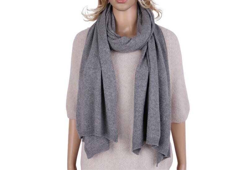 MIRROSI Kaschmirschal Damen Strickschal, Made in Italy 5% Kaschmir, Damen Langes Halstuch ideal für Herbst und Winter ca. 200x60cm von MIRROSI