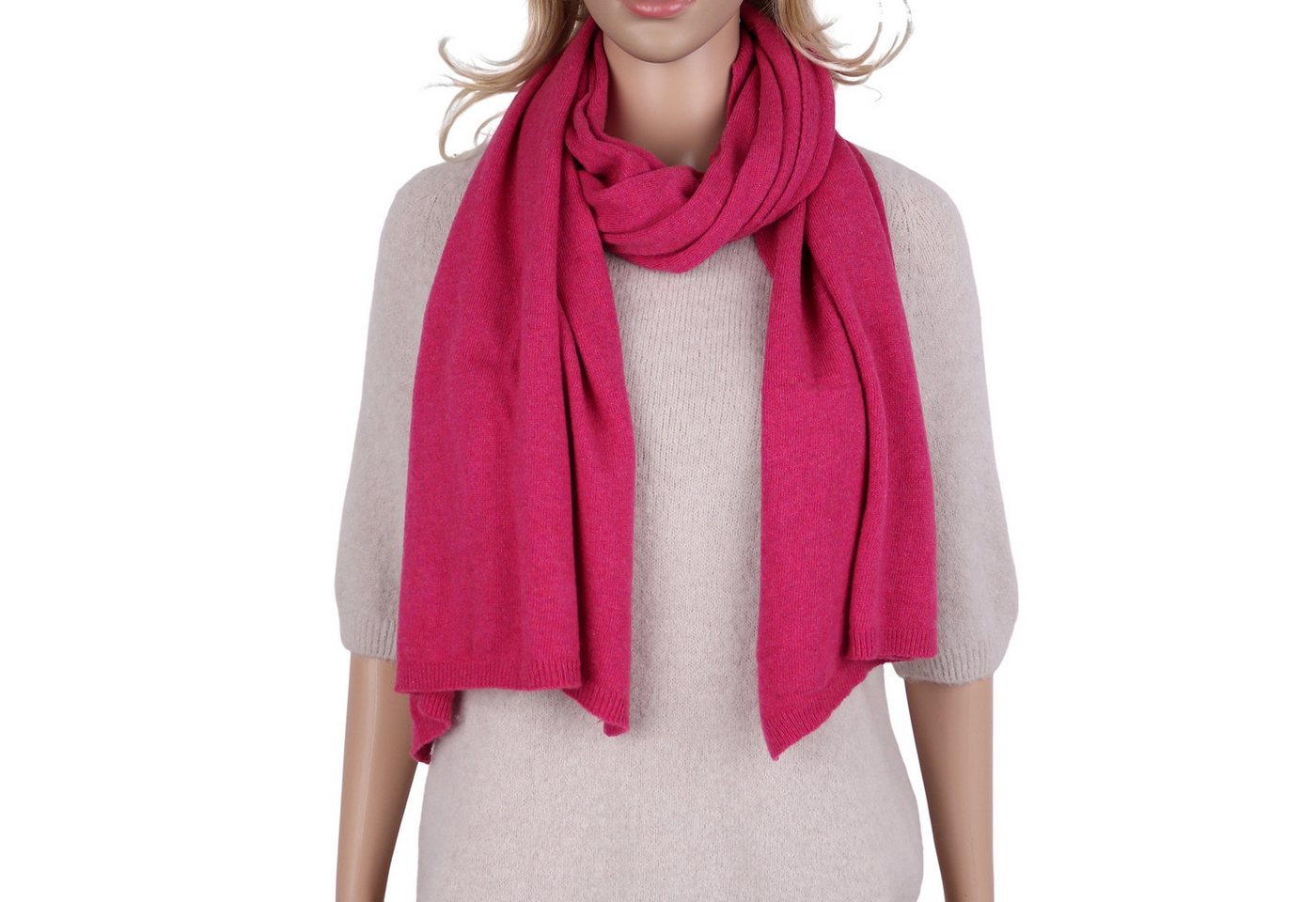 MIRROSI Kaschmirschal Damen Strickschal, Made in Italy 5% Kaschmir, Damen Langes Halstuch ideal für Herbst und Winter ca. 200x60cm von MIRROSI