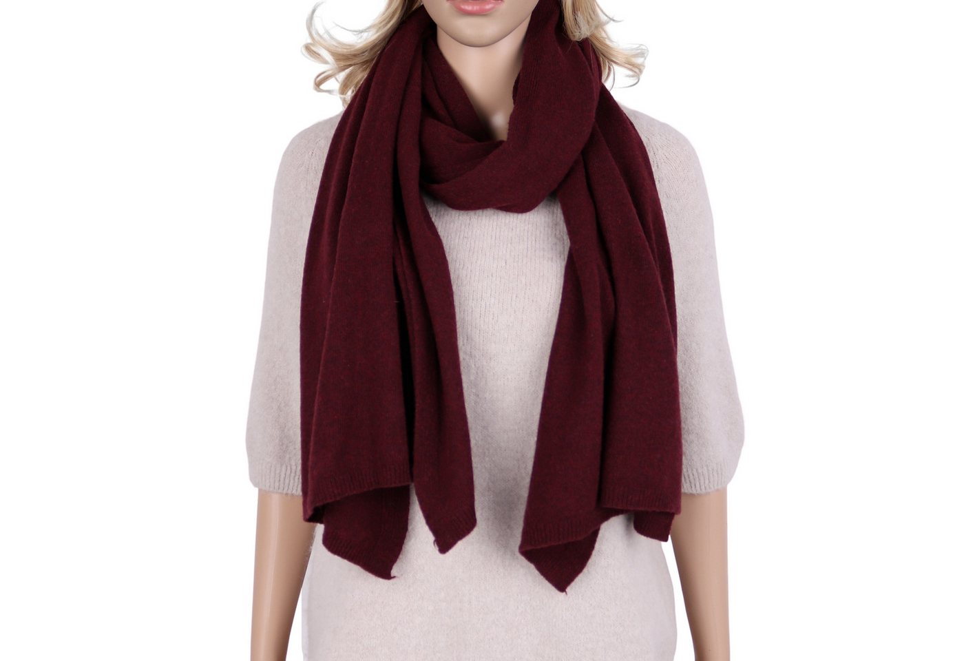 MIRROSI Kaschmirschal Damen Strickschal, Made in Italy 5% Kaschmir, Damen Langes Halstuch ideal für Herbst und Winter ca. 200x60cm von MIRROSI