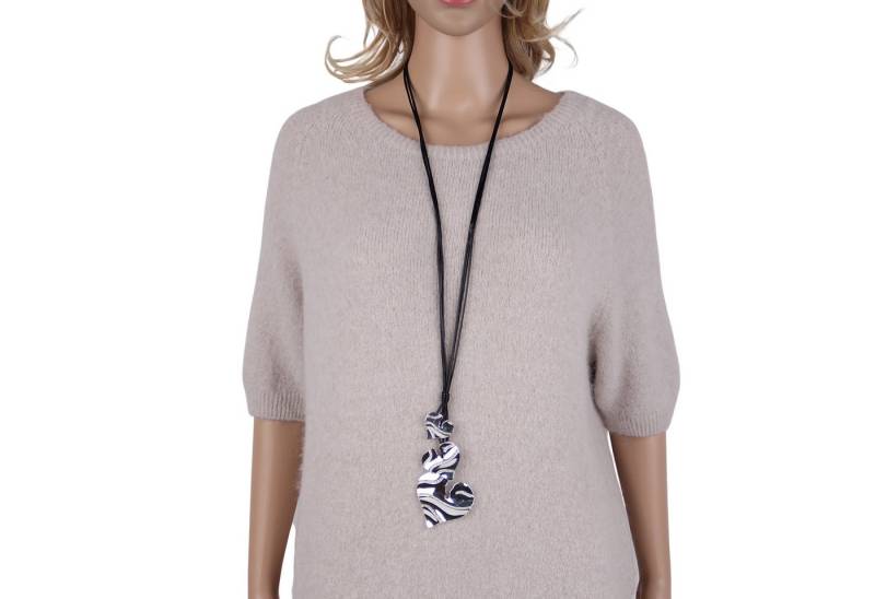 MIRROSI Lange Kette Damen Halskette mit elegantem Anhänger aus Metall ca.90cm lang (perfekt für Pullover, Bluse, Shirt) von MIRROSI