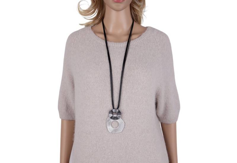 MIRROSI Lange Kette Damen Halskette mit elegantem Anhänger aus Metall ca.90cm lang (perfekt für Pullover, Bluse, Shirt) von MIRROSI