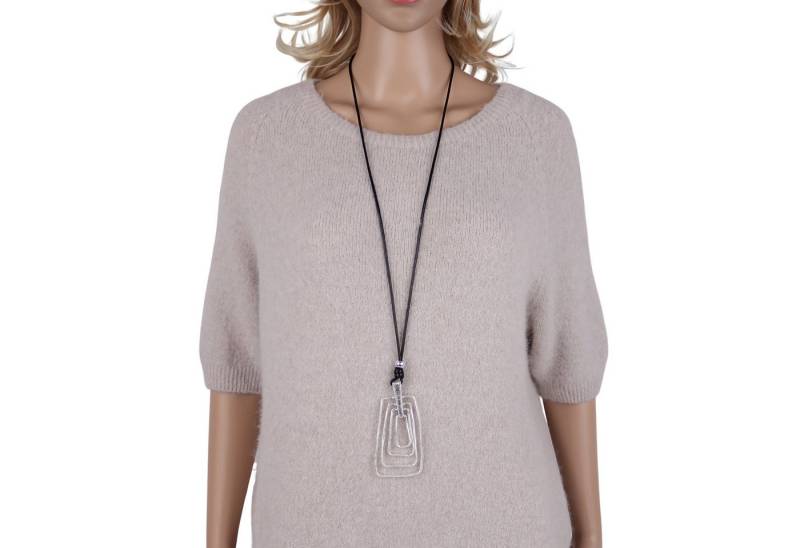 MIRROSI Lange Kette Damen Halskette mit elegantem Anhänger aus Metall ca.90cm lang (perfekt für Pullover, Bluse, Shirt) von MIRROSI