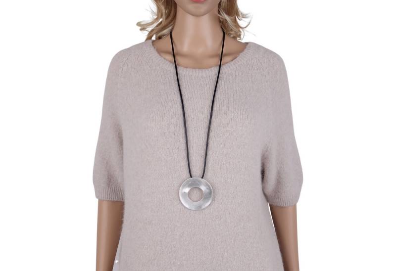 MIRROSI Lange Kette Damen Halskette mit elegantem Anhänger aus Metall ca.90cm lang (perfekt für Pullover, Bluse, Shirt) von MIRROSI