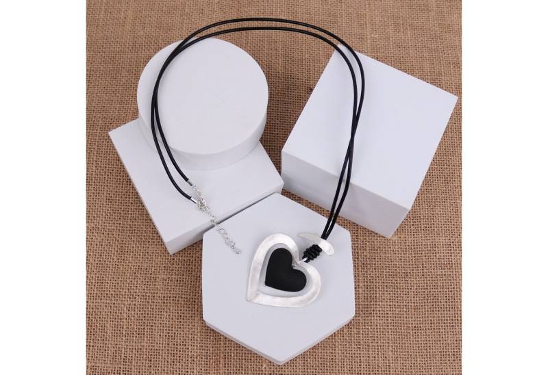 MIRROSI Lange Kette Damen Halskette mit elegantem Anhänger aus Metall ca.90cm lang (perfekt für Pullover, Bluse, Shirt) von MIRROSI