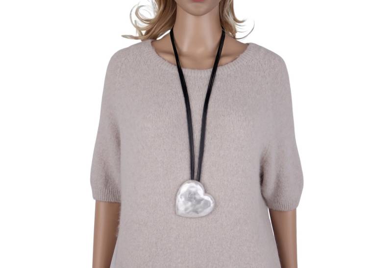 MIRROSI Lange Kette Damen Halskette mit elegantem Anhänger aus Metall ca.90cm lang (perfekt für Pullover, Bluse, Shirt) von MIRROSI