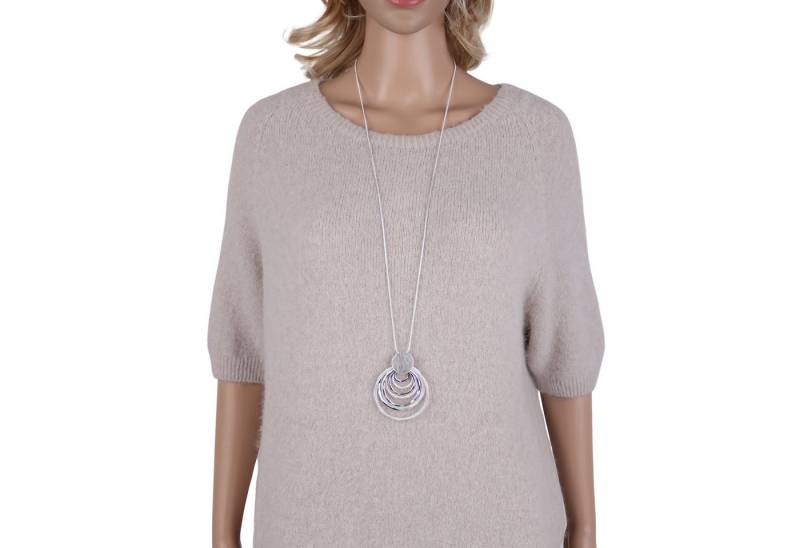MIRROSI Lange Kette Damen Halskette mit elegantem Anhänger aus Metall ca.90cm lang (perfekt für Pullover, Bluse, Shirt) von MIRROSI