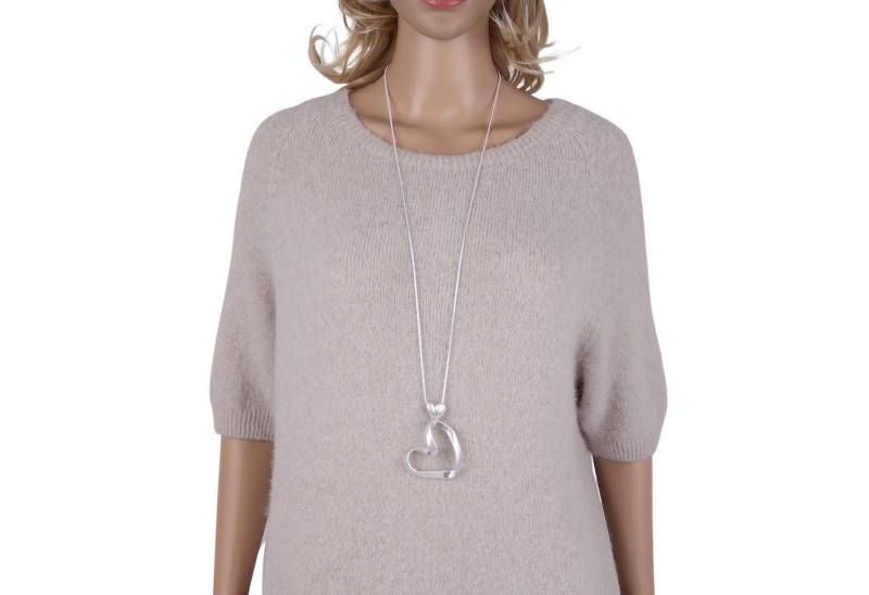 MIRROSI Lange Kette Damen Halskette mit elegantem Anhänger aus Metall ca.90cm lang (perfekt für Pullover, Bluse, Shirt) von MIRROSI
