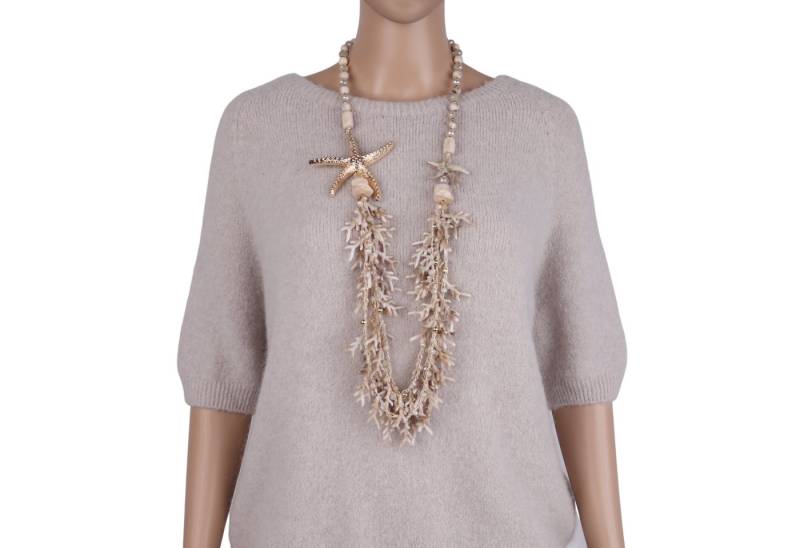 MIRROSI Lange Kette Damen Halskette mit elegantem Anhänger von MIRROSI