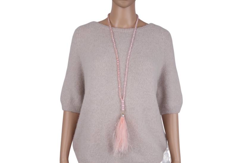 MIRROSI Lange Kette Damen Halskette mit elegantem Anhänger von MIRROSI