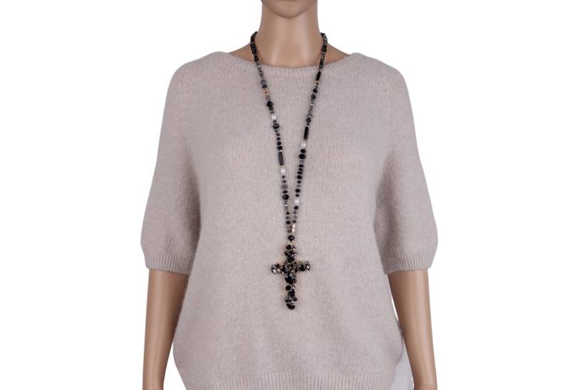 MIRROSI Lange Kette Damen Halskette mit elegantem Anhänger von MIRROSI