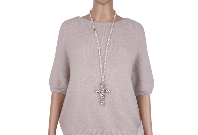 MIRROSI Lange Kette Damen Halskette mit elegantem Anhänger von MIRROSI