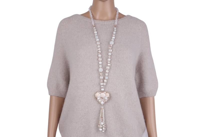 MIRROSI Lange Kette Damen Halskette mit elegantem Anhänger von MIRROSI