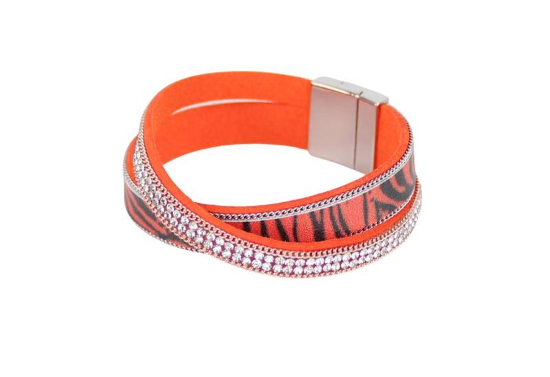 MIRROSI Lederarmband Damen aus Echtleder mit magnetischem Verschluss, Bohemian Style aus Echtleder von MIRROSI