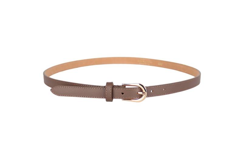 MIRROSI Ledergürtel Damen Gürtel Echtleder, Made in Italy, 18mm breit (Passt fast zu jeder Hosenschlaufe) aus Echtem Leder von MIRROSI