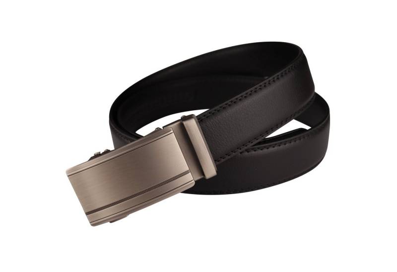 MIRROSI Ledergürtel Herren Automatik Breit 35mm, Kürzbar Business Anzug Hochwertige Verarbeitung Perfektes Geschenk für Männer von MIRROSI