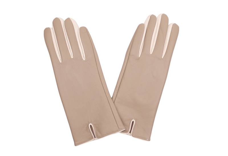 MIRROSI Lederhandschuhe Damen Touchscreen Handschuhe gefüttert Warm ONESIZE aus Veganleder sehr weich und warm ideal für Herbst oder Winter von MIRROSI