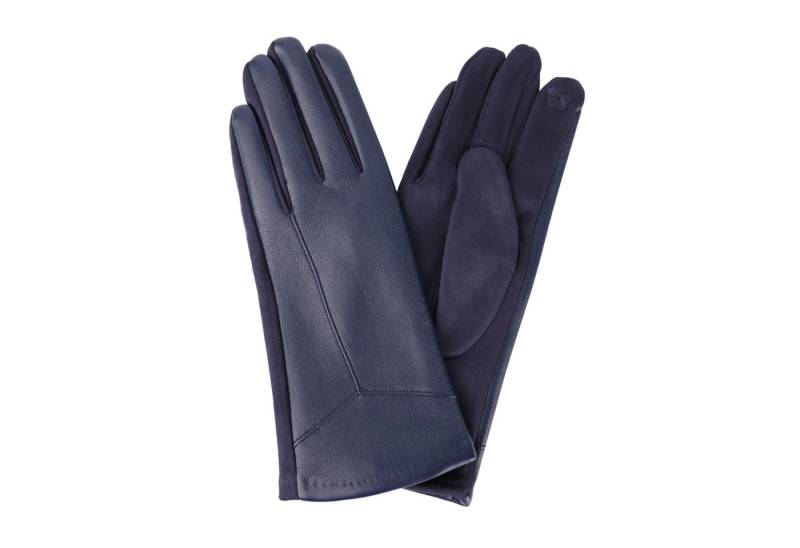 MIRROSI Lederhandschuhe Damen Touchscreen Handschuhe gefüttert Warm ONESIZE aus Veganleder sehr weich und warm ideal für Herbst oder Winter von MIRROSI